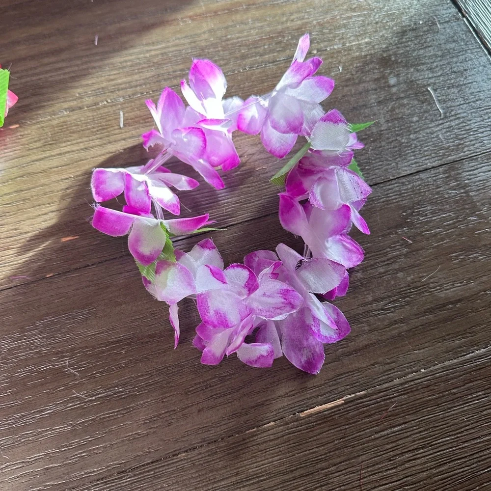 Colorful Floral Lei Set